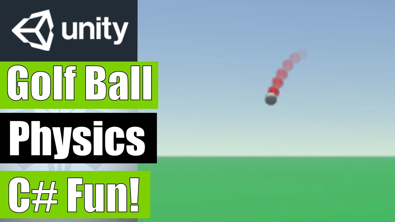 Unity Golf Ball Physics C# Как получить отскок мяча для гольфа, зоны ветра, случайные места призе...