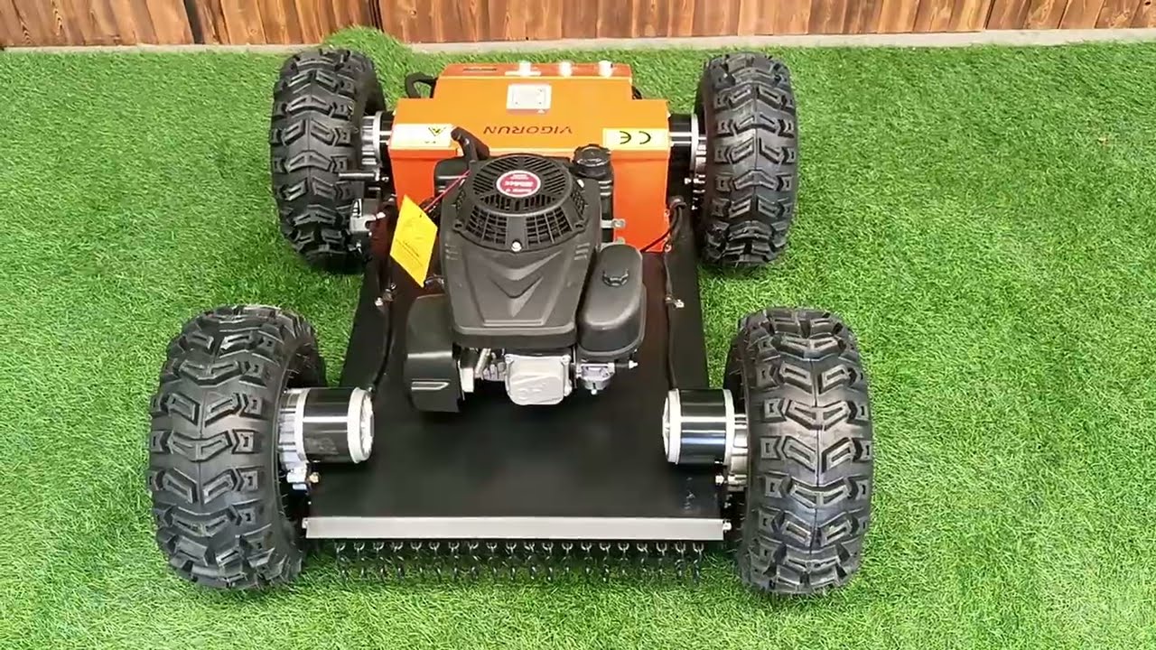 Radio Controlled Wheeled Lawn Mower (VTW550-90) With Tubeless Tires