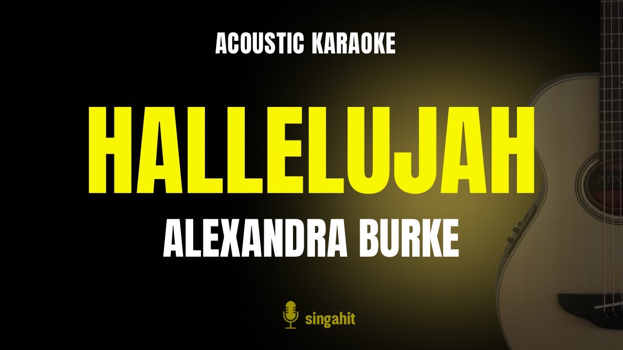 Hallelujah - Alexandra Burke (Guitar Karaoke)