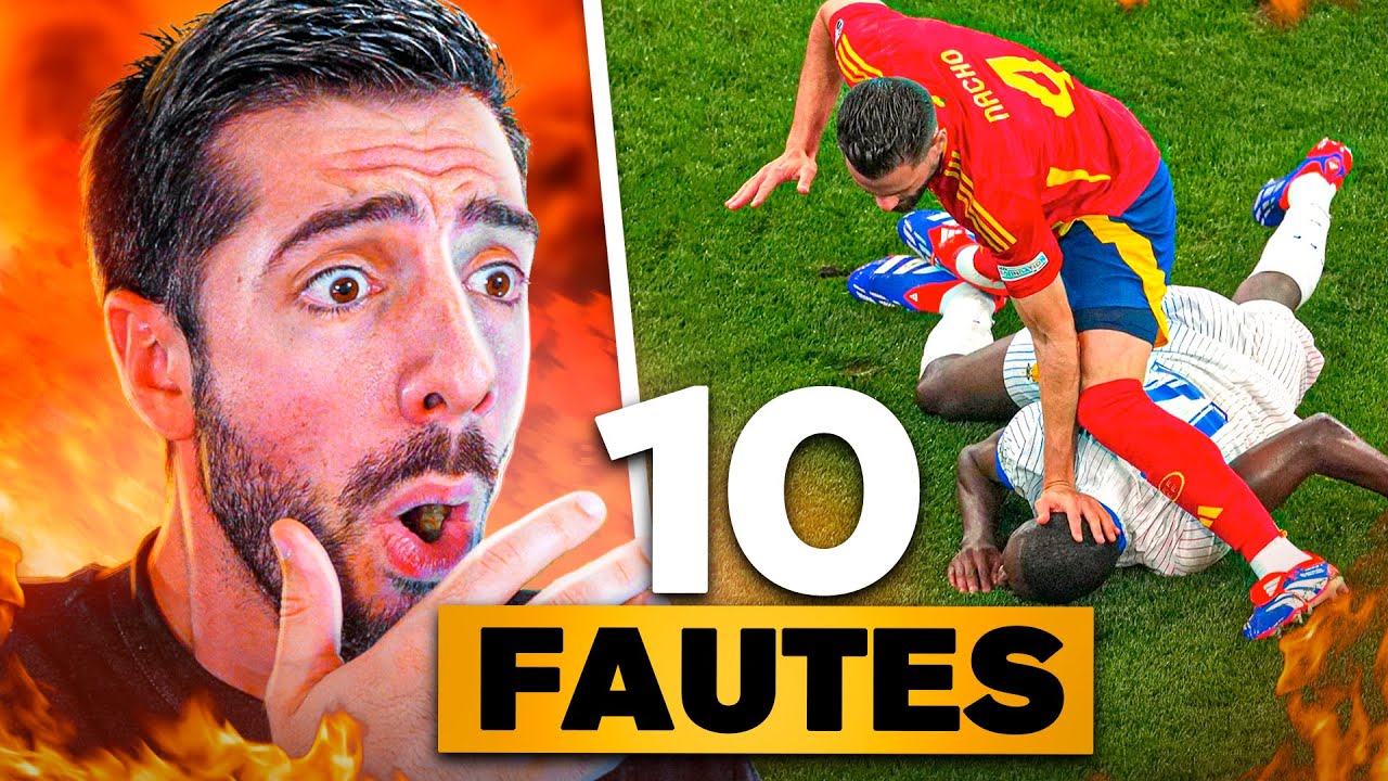 LES 10 PLUS GROSSES FAUTES DE L'EURO ! (c’est des malades)