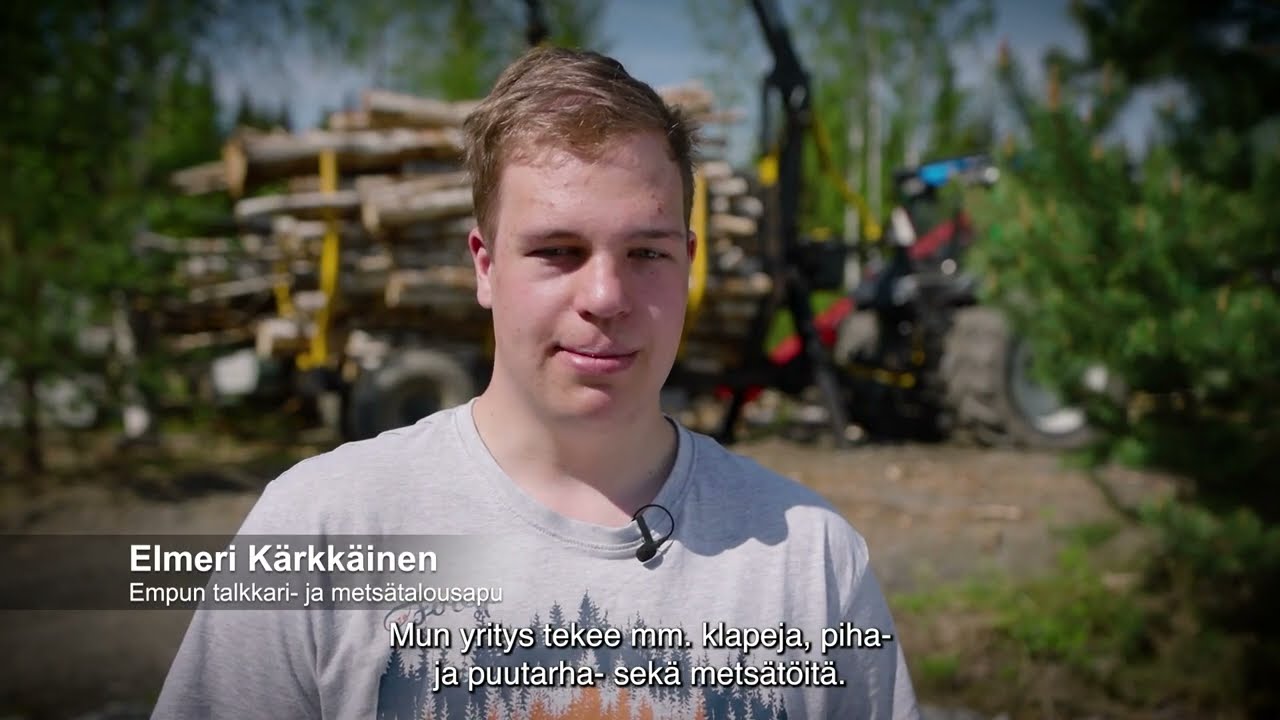 4H-yrittäjä Elmeri Kärkkäinen