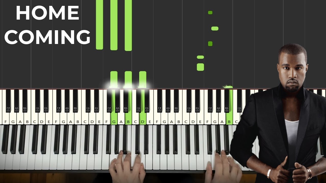 Kanye West - Homecoming (Piano Tutorial Lesson)