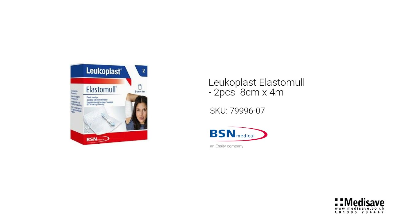 Leukoplast Elastomull 2pcs 8cm x 4m 79996 07