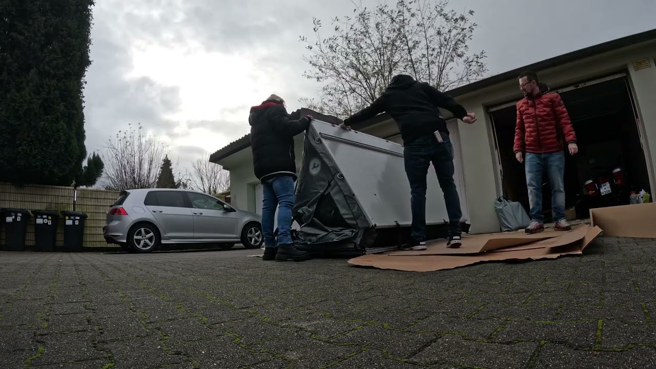 Dachzelt Aufbau