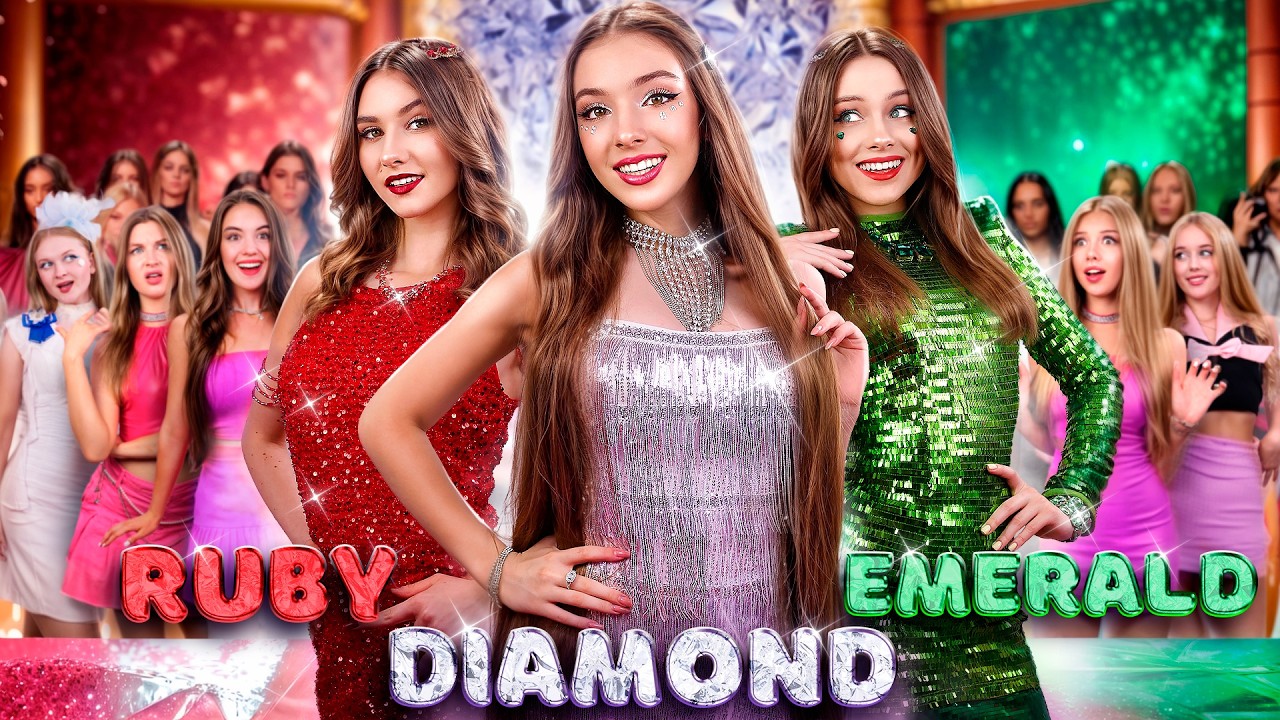 Emerald, Ruby and Diamond Girl! We Hid From Most Evil Scientist