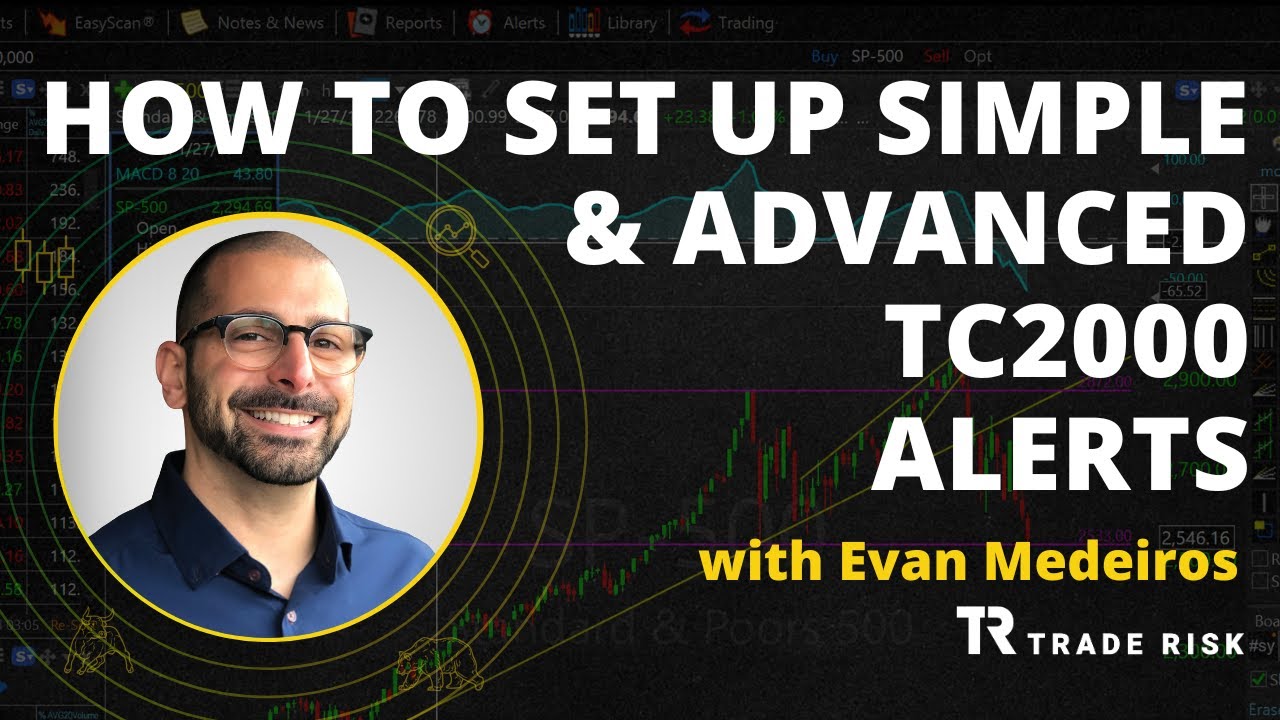 TC2000 Alerts — How to set up price, trend line, & complex conditional alerts | Foundations