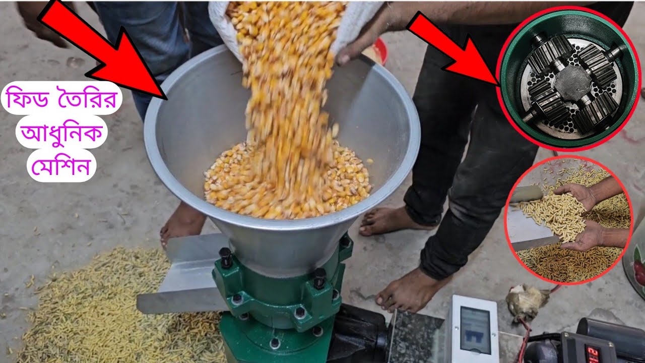 ফিড তৈরির মেশিন, মুরগির খাবার তৈরীর মেশিন, ক্যাটেল ফিড, গরুর ফিড, পল্টি মুরগির খাবার তৈরীর মেশিন.