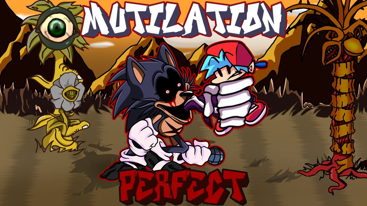 Friday Night Funkin' - Perfect Combo - Mutilation (Custom Lord X song) Mod [HARD]