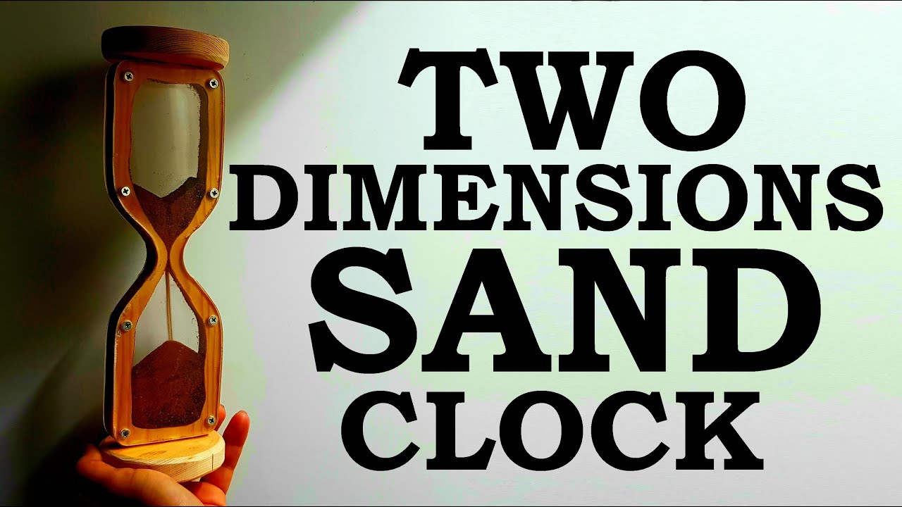 2D SAND CLOCK FROM SCRAP
