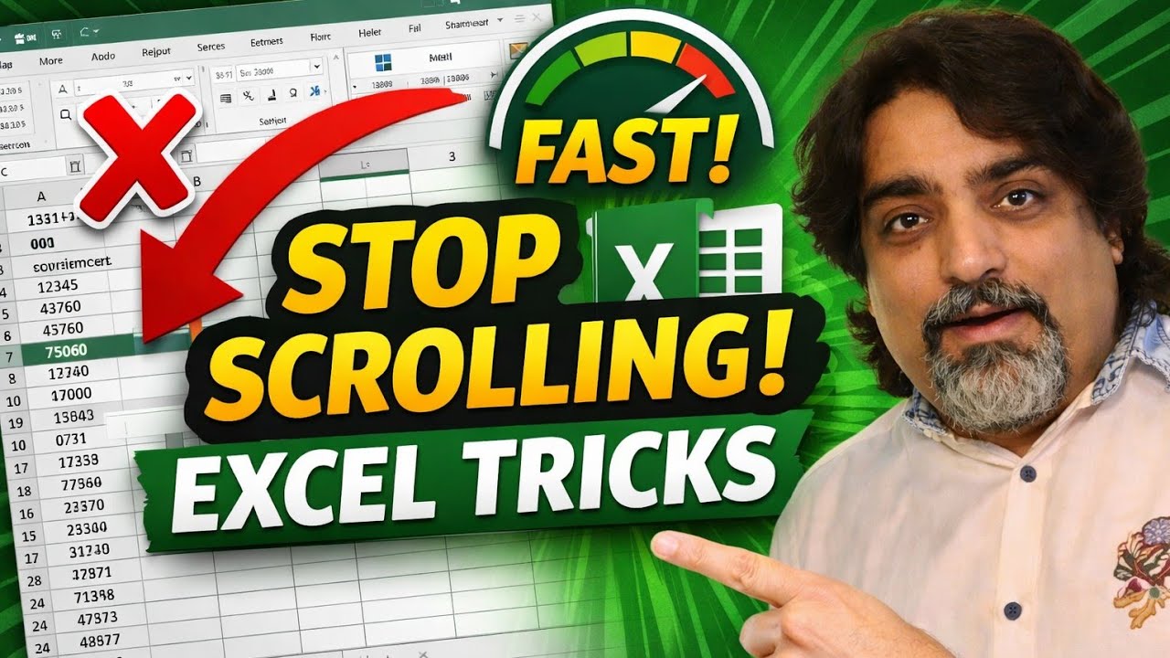 Stop Using Excel the Slow Way !! – Smart Excel Navigation Tricks - Boost your Productivity