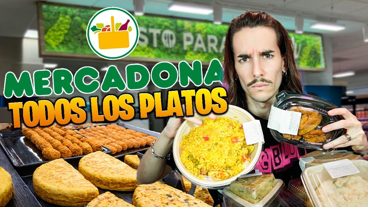 PROBANDO LISTO PARA COMER de MERCADONA | TODOS LOS PLATOS
