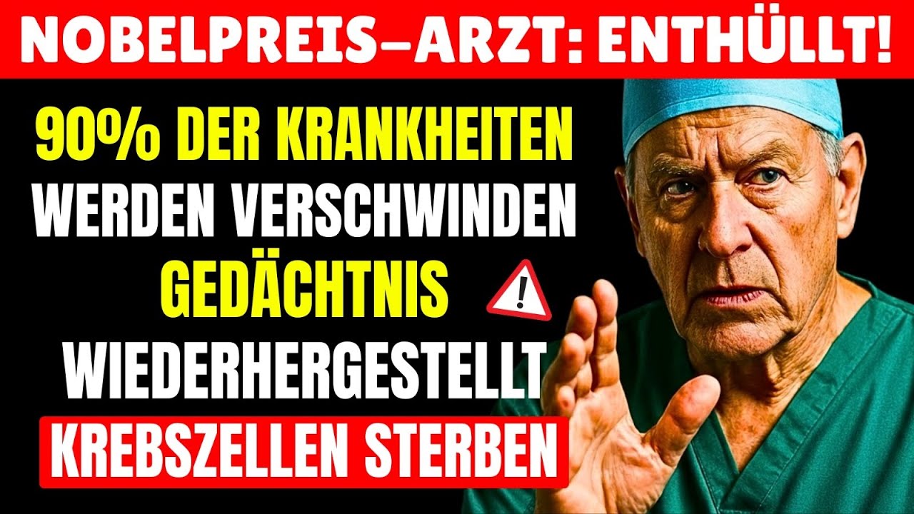 Nobelpreisträger Arzt: Iss Einfach Diese Jeden Tag Und Du Wirst 100 Jahre Alt (Nicht Was Du Denkst)