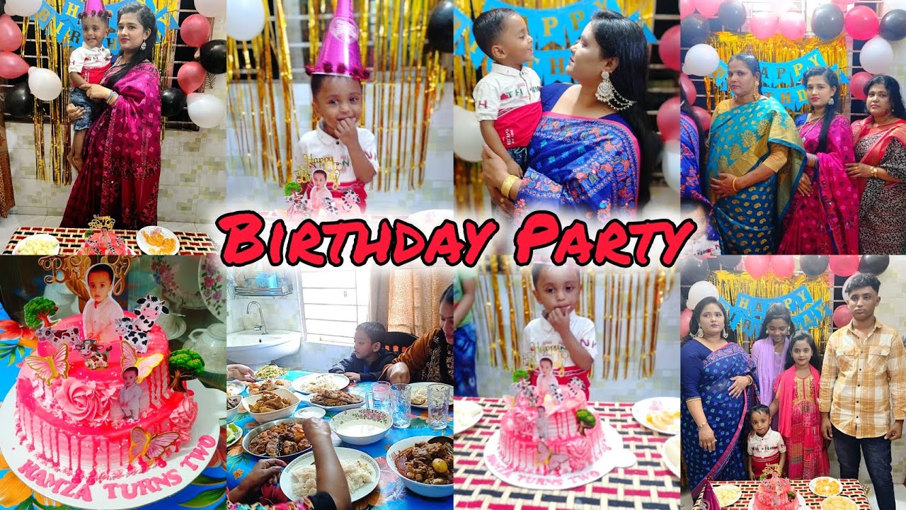 Hamza 2nd birthday Celebrations.ননদের ছোট ছেলের জন্মদিনের অনুষ্ঠান।Birthday vlog,Daily vlog 