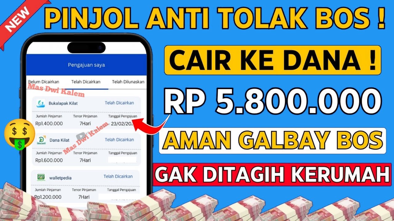 Tanpa BI CECKING! Pinjol Mudah Cair ke Dana 2026 - Pinjaman Online Langsung Cair - Pinjol Anti Gagal