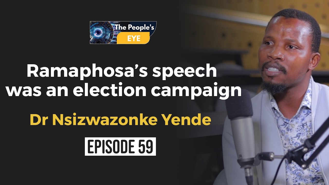 Ramaphosa’s speech was an election campaign