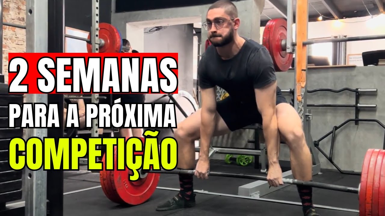 2 semanas para o Campeonato Brasileiro! - Treino em uma academia de Powerlifting