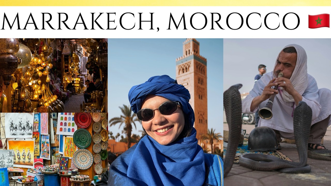 Marrakech Morocco  🇲🇦 (4K) | First Time in Morocco