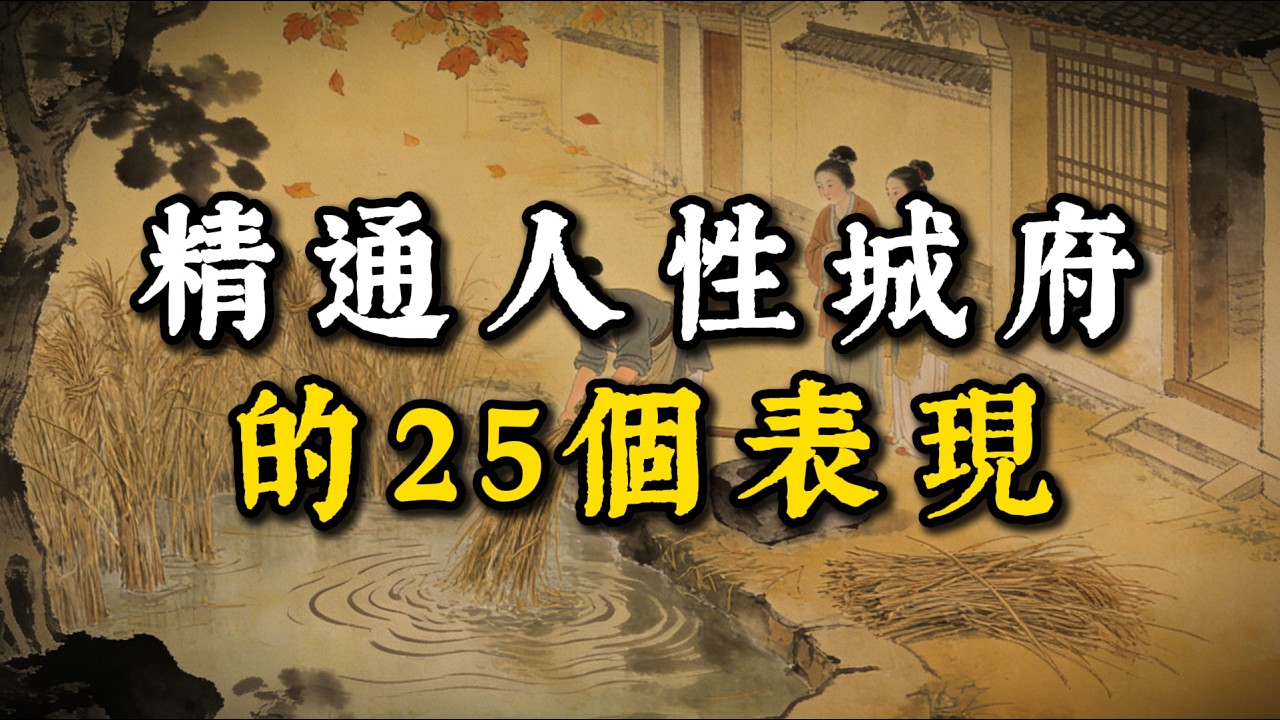 精通人性城府的25個表現#強者思維 #智慧 #人生智慧 #成功思維模式 #謀事在人