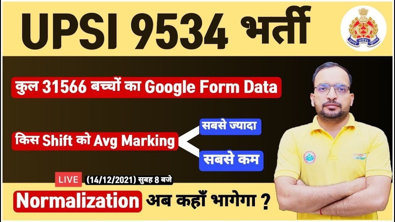 UPSI Cut Off, 31566 बच्चों का Google Form Data, UPSI Expected Cut Off,  UPSI Cut Off By Ankit sir