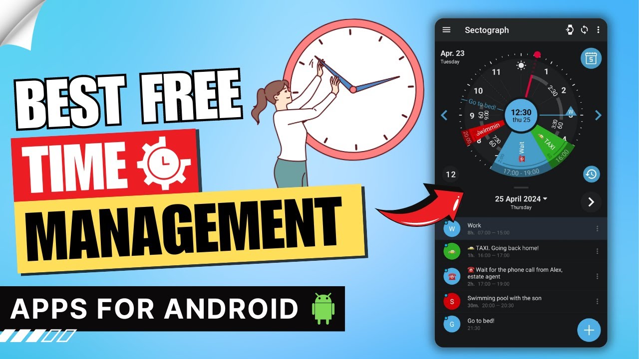 5 Best Free Time Management Apps For Android ✅