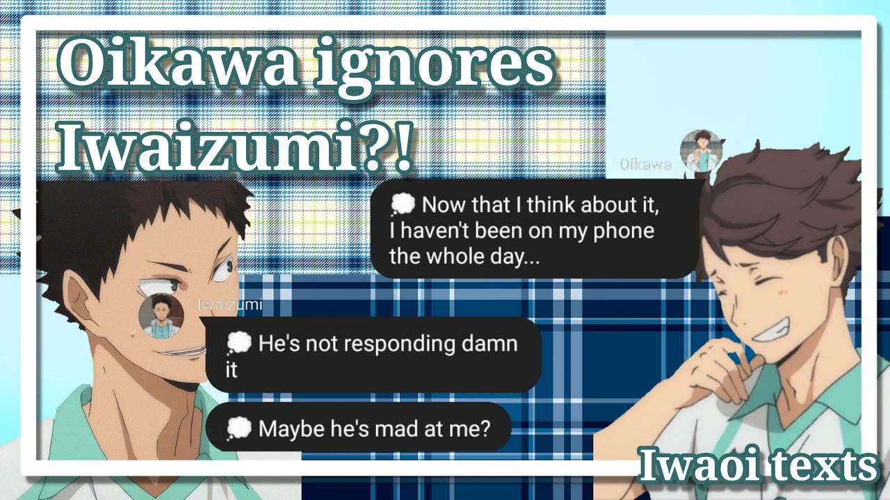 Oikawa ignores Iwaizumi ?! | IwaOi one-shot