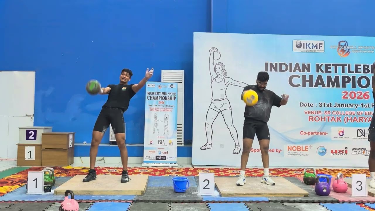 Snatch Set 10 Min - India Kettlebell Championship 2026