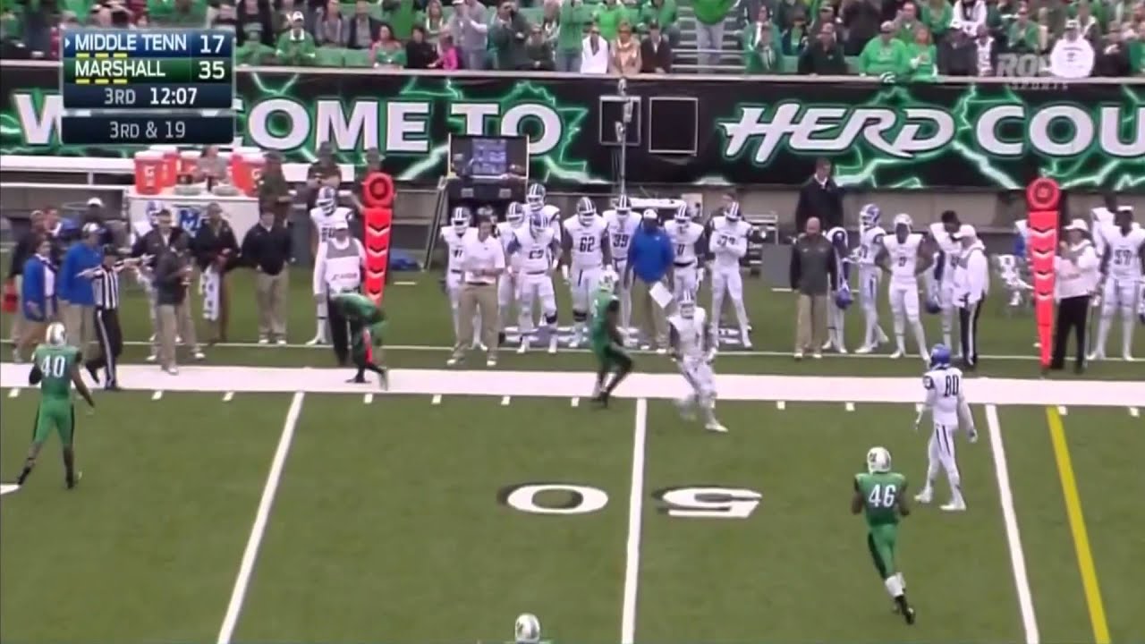 Marshall Highlights vs MTSU Football 2014