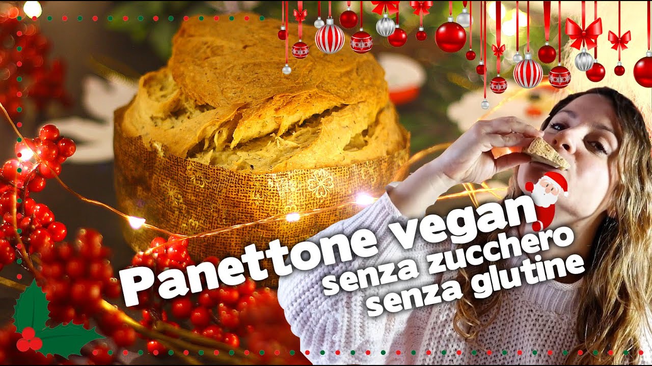 Panettone vegan senza glutine e senza zucchero