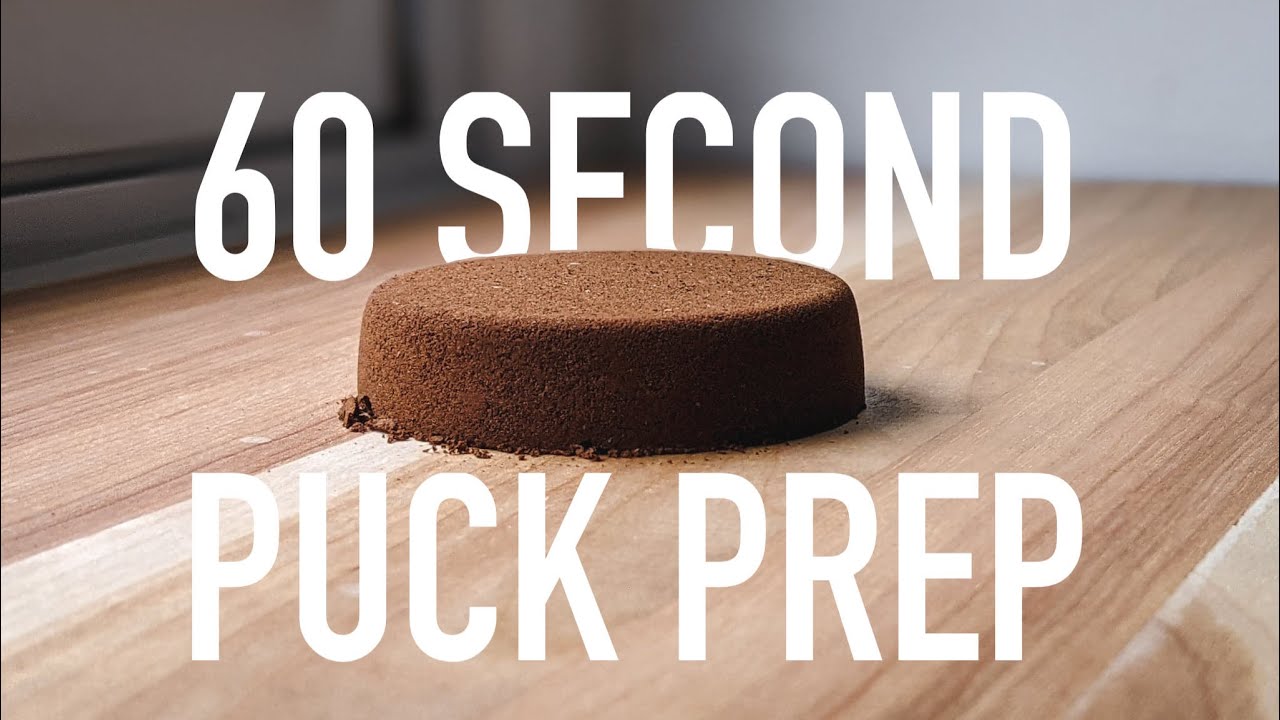 MY 60 SECOND ESPRESSO PUCK PREP ROUTINE