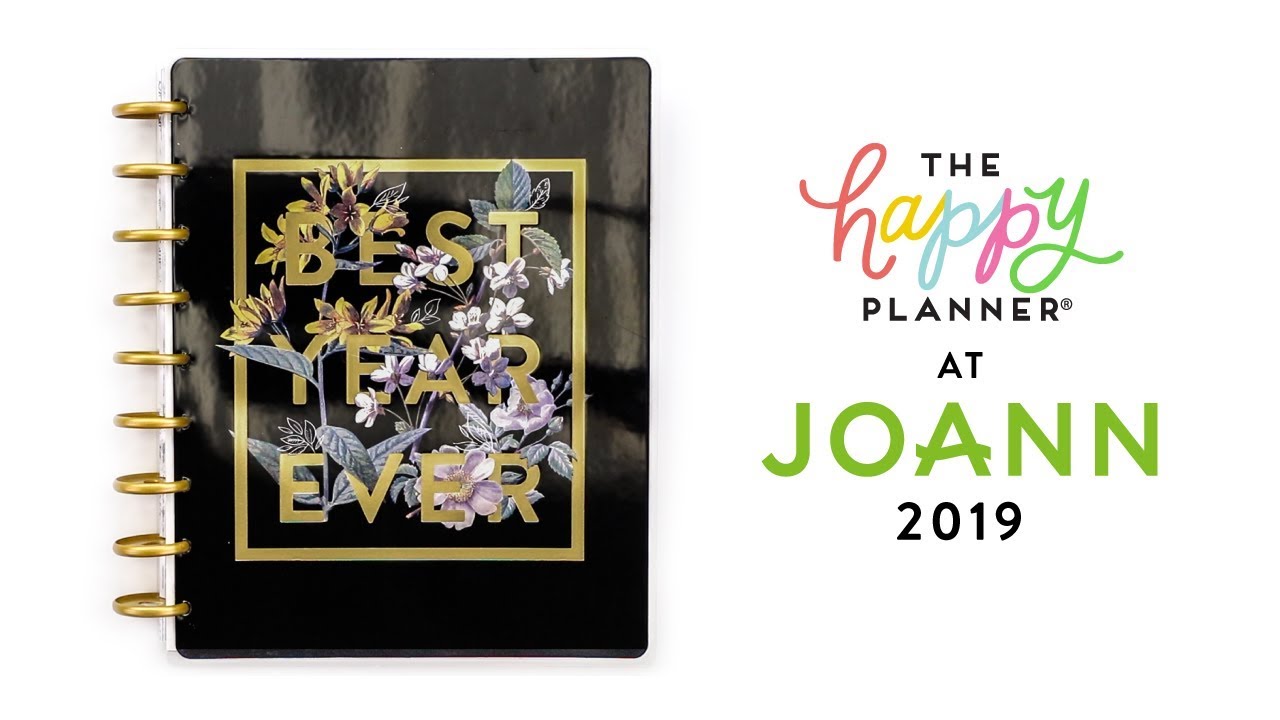 2019 Spring REVEAL! // JOANN 18-Month Happy Planners!