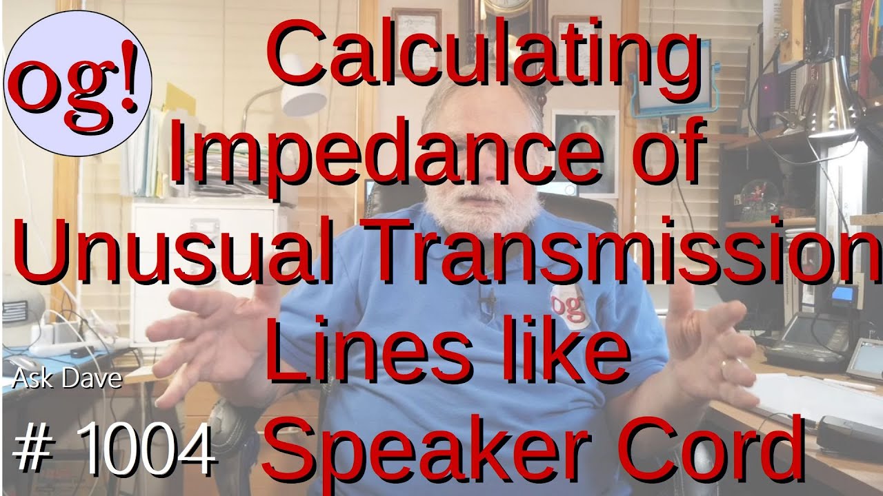 Calculating Impedance of Unusual Transmission Lines Like Speaker Cord (