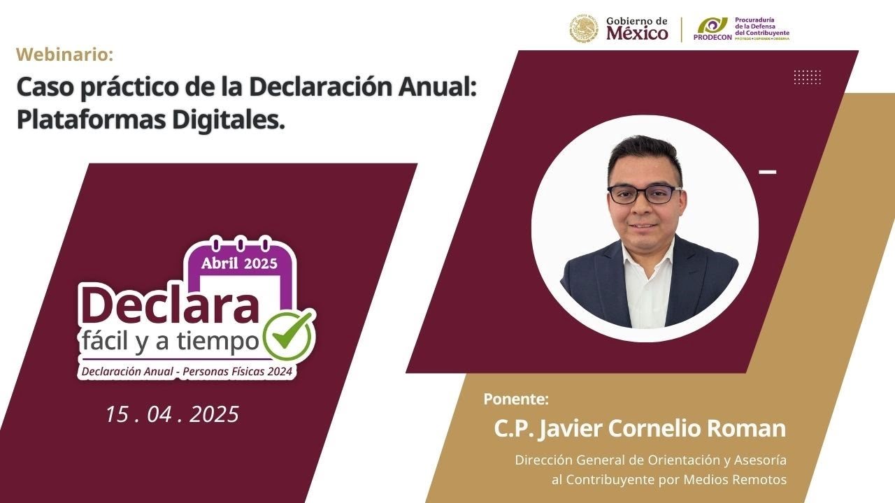 Caso Práctico de la Declaración Anual: Plataformas Digitales