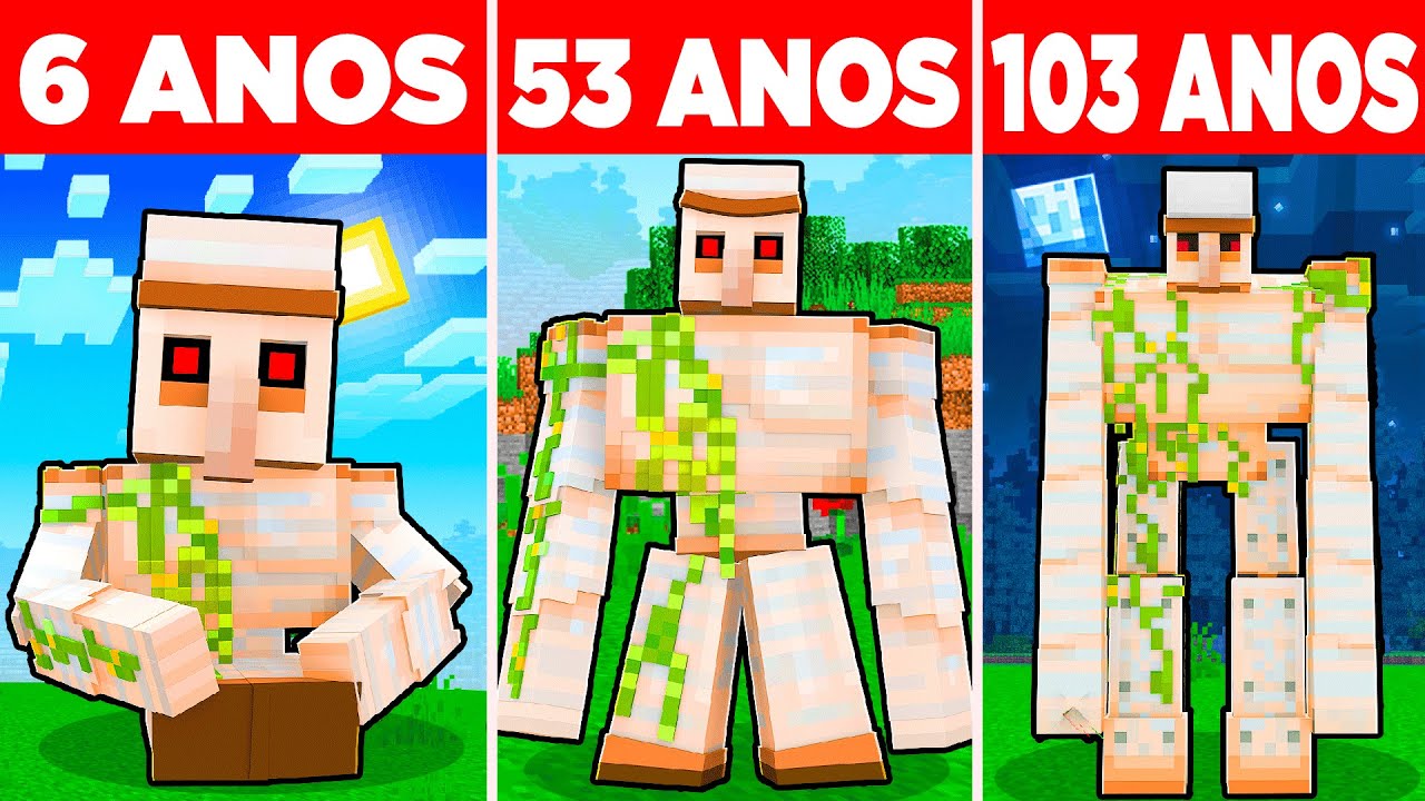 ЭВОЛЮЦИЯ МАЛЕНЬКОГО ГОЛЕМА В МУТАНТА В MINECRAFT!! (ЦИКЛ ЖИЗНИ)
