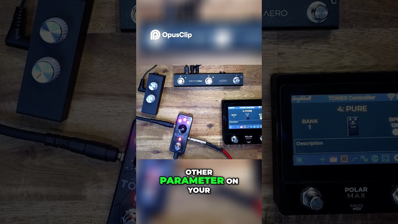 Control Your ToneX One with MIDI Expression Pedal! #tonexone #midi #techtok