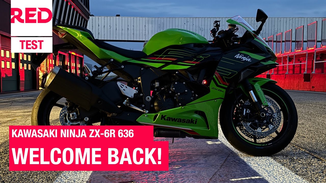 Kawasaki Ninja ZX-6R 2024 - test - how the Kawasaki Supersport bike work on track