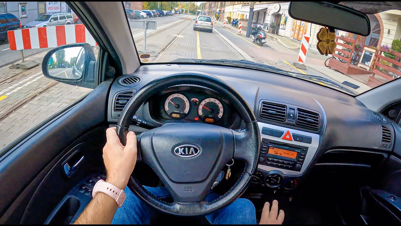 2008 Kia Picanto [1.1 DOHC 65HP] |0-100| POV Test Drive #1370 Joe Black