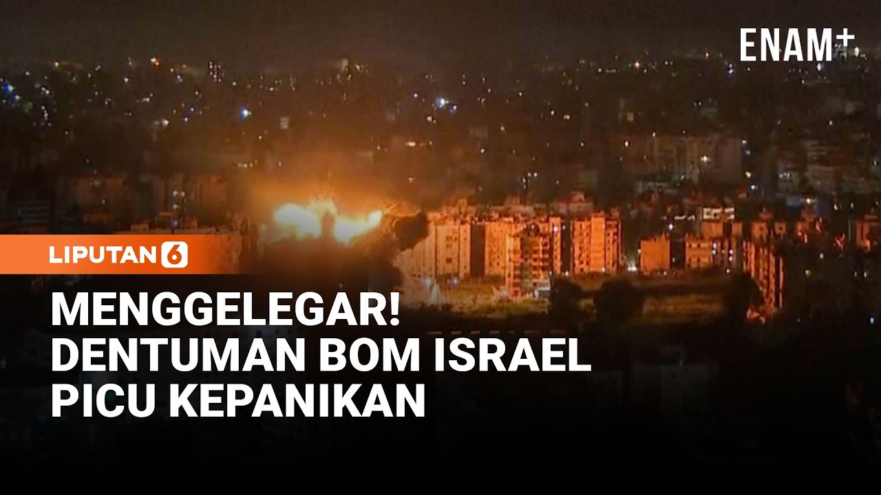 Dentuman Ledakan Guncang Beirut, Serangan Israel Picu Kepanikan | Liputan6