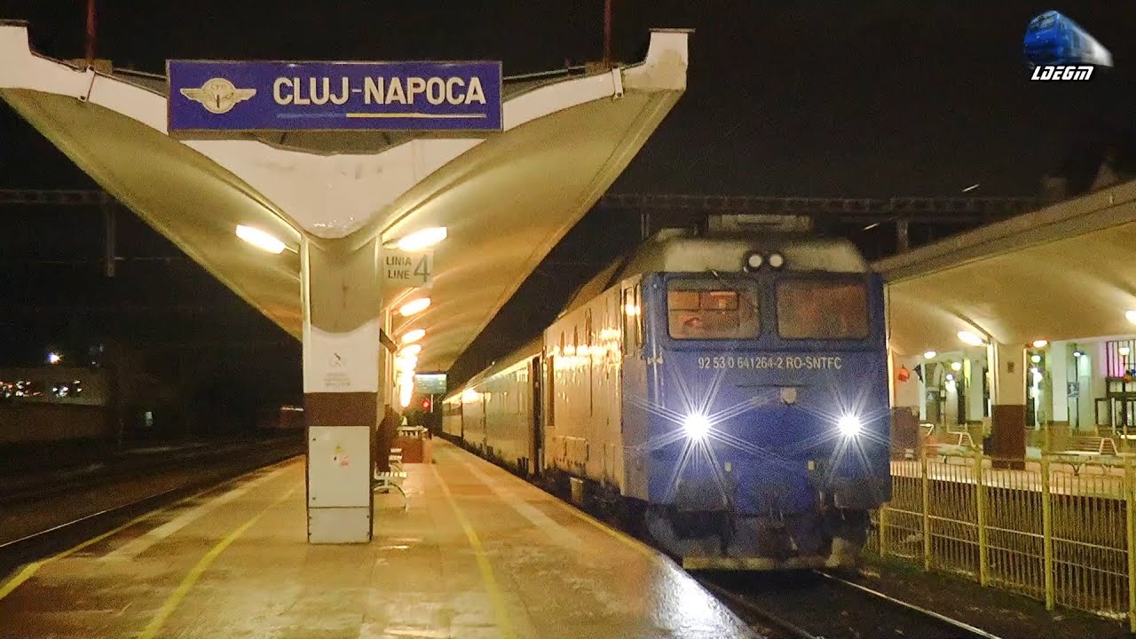 Călătorie cu Trenul Cluj Napoca-Wien Hbf. Train Ride 🚆☃ Cluj Napoca-Oradea Route - 18 January 2022
