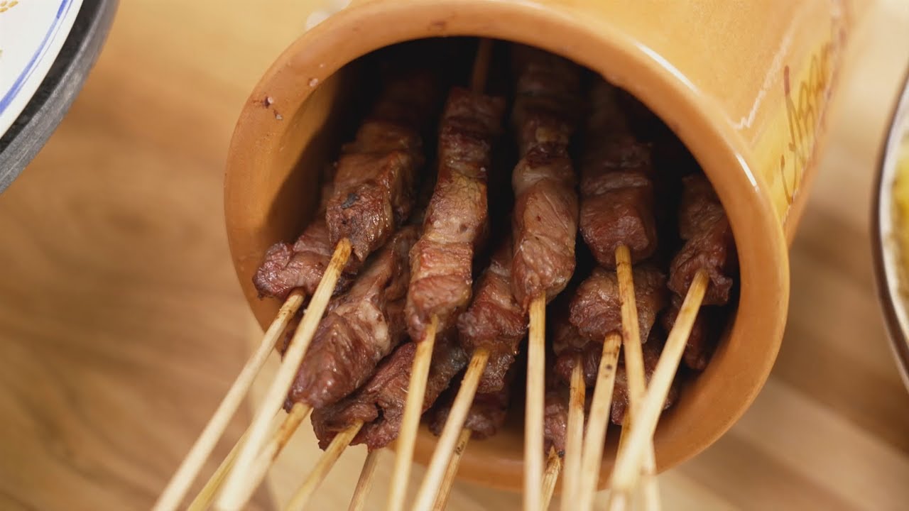 Arrosticini con patate ubriache #abruzzo  | Le Ricette di Casa Persia