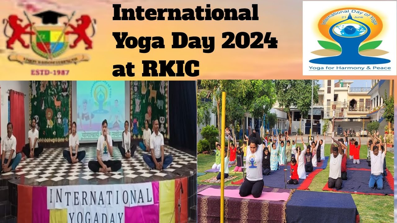 10th International day of YOGA 2024 at RKIC lYogacharya Pt. Naveen l