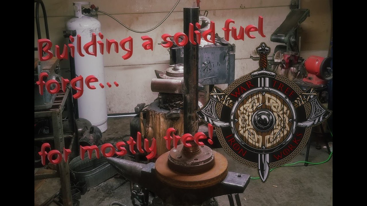Building a solid fuel forge from Auto Parts, Part 1. #chevy #brakerotor #forge #coalforge #autoparts