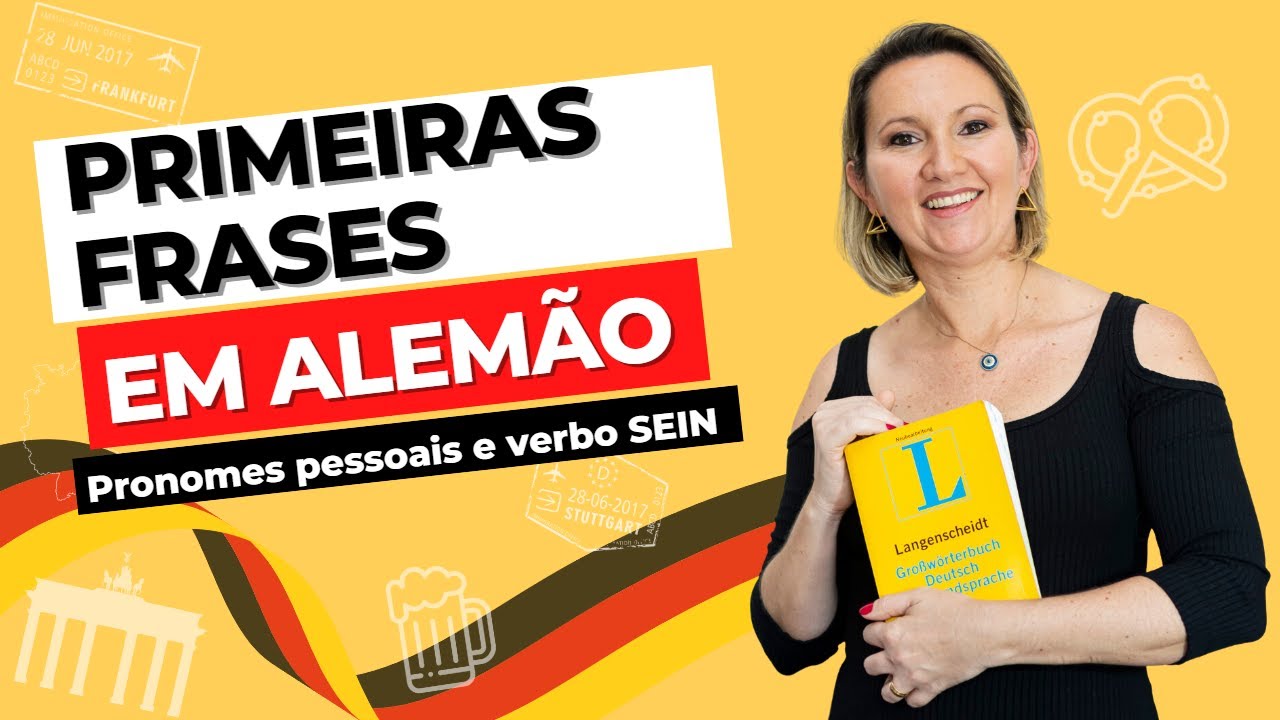 Quais são os PRONOMES PESSOAIS e o VERBO ser e estar EM ALEMÃO - Curso de Alemão para INICIANTES A1