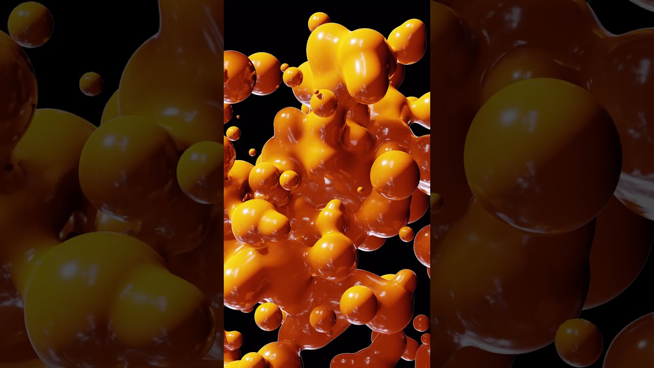 satisfying orange blob