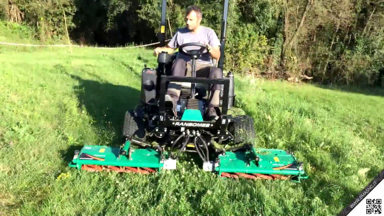 RANSOMES HIGHWAY 3 -  Tripla elicoidale - Prova in campo