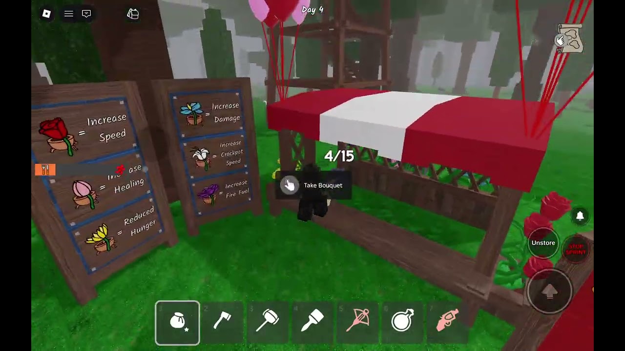 Playing 99 in the forest 