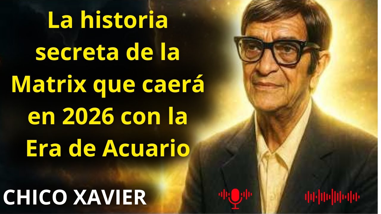 No cruces al 2026 sin saber esto: El secreto oscuro de la Era de Acuario ¿Estás listo? CHICO XAVIER