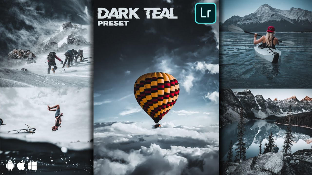 Dark Teal preset - Lightroom presets | dark teal tone | teal presets | dark photo editing