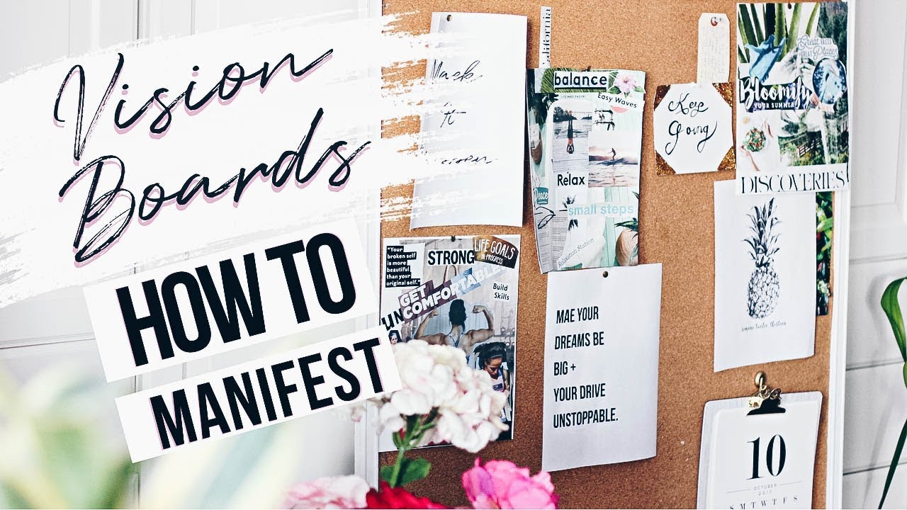 DIY Vision Board + How To Manifest EVERYTHING You Want In Life