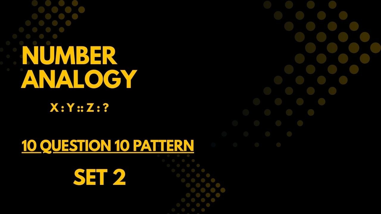 Number Analogy Set 2