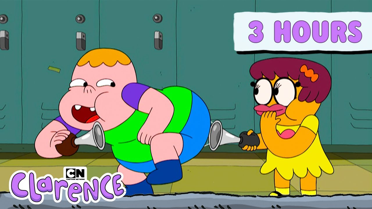 Clarence's funniest Stories | 3 Hours of Clarence | Cartoon Network